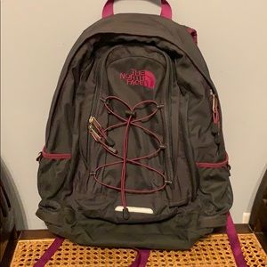 Purple The North Face Backpack